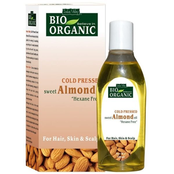Indus Valley Roghan Badam Sweet Almond Oil, 100Ml
