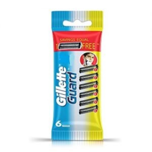 Gillette Guard Manual Shaving Razor Blades – 6 Cartridges