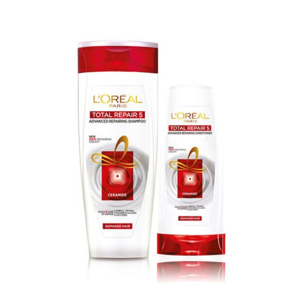 L’Oreal  Total Repair 5 Shampoo With Conditioner, 192Ml