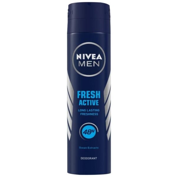 Nivea Men Men Fresh Active Deodorant, 150 Ml (Buy 2 Get 1 Free)