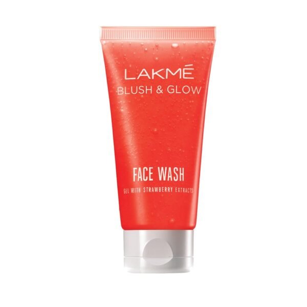 Lakme Clean Up Blush & Glow Face Wash, Strawberry, 50G