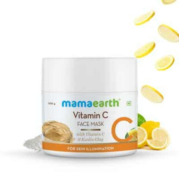 Vitamin C Face Mask With Vitamin C And Kaolin Clay – 100 G