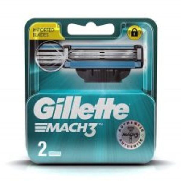 Gillette Mach 3 Shaving Razor Cartridge 2S Pack