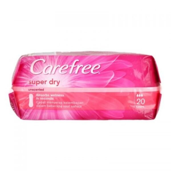 Carefree Super Dry Panty Liners (20 Pieces)