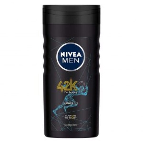 Nivea Shower Gel 42 K Men 250 Ml Bottle