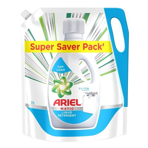 Ariel Matic Liquid Detergent Top Load, 2 Litre