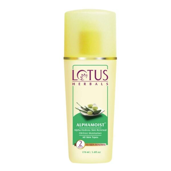 Lotus Herbals Alphamoist Oil Free Moisturiser, 170Ml