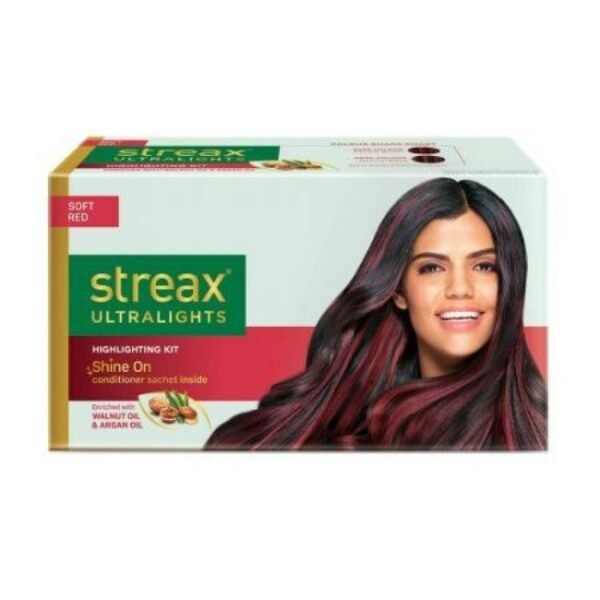 Streax Women & Men | Contains Walnut & Argan Oil Soft Red | 120 Ml