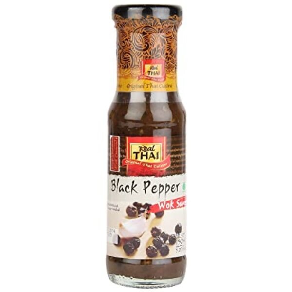 Real Thai Black Pepper Wok Sauce, 150 Ml