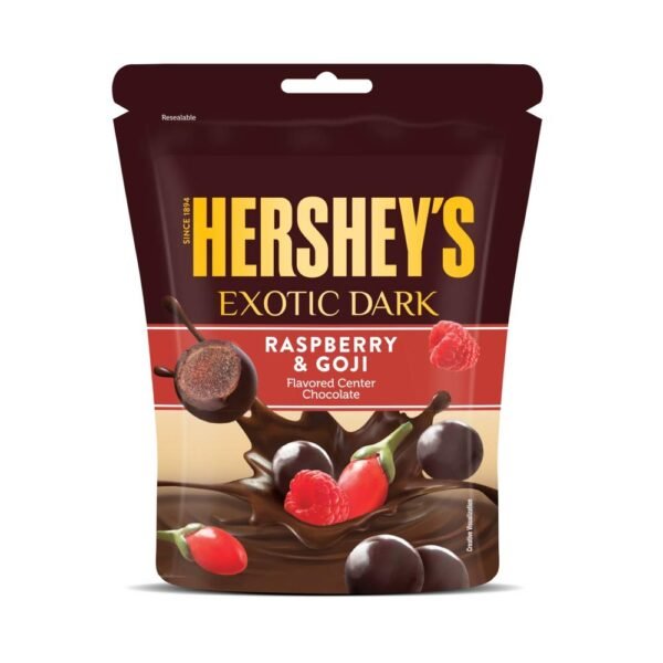 Hershey’S Dark Chocolate Raspberry & Goji 100Gm