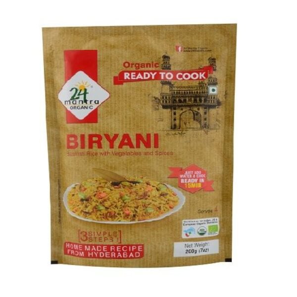 24 Mantra Organic Biryani Rice, 200Gm