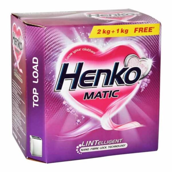 Henko Matic Top Load Detergent, 2Kg + 1Kg