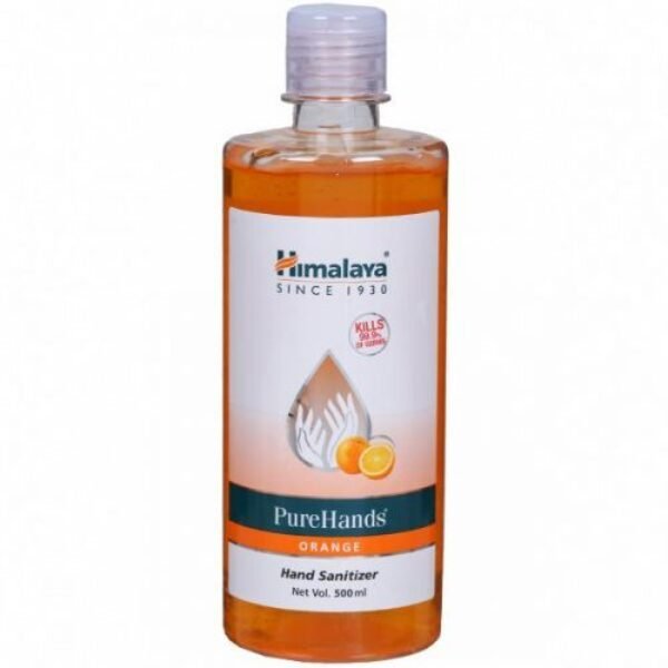 Himalaya Pure Hands Orange Sanitizer – 500 Ml