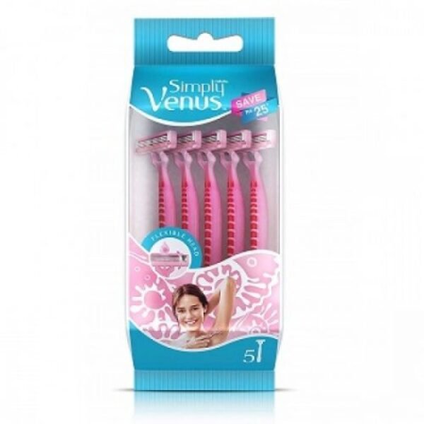 Simply Venus Razor-(Pack Of 5)