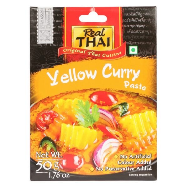 Real Thai Yellow Curry Paste, 50 G