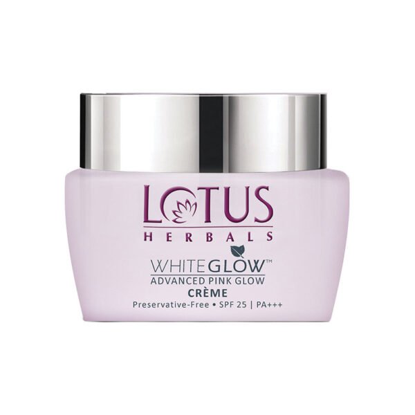 Lotus Herbals Whiteglow Advanced Pink Glow Creme Spf 25, 50Gm