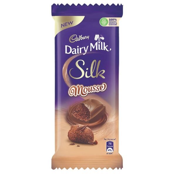 Cadbury Dairy Milk Silk Mousse Chocolate Bar, 50 G