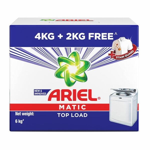 Ariel Matic Top Load Detergent 4 Kg+2 Kg Free