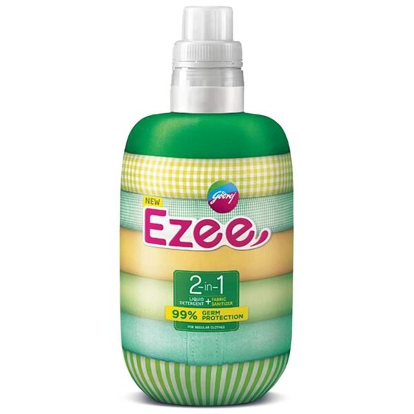 Godrej Ezee 2-In-1 Liquid Detergent + Fabric Sanitizer, 1Kg