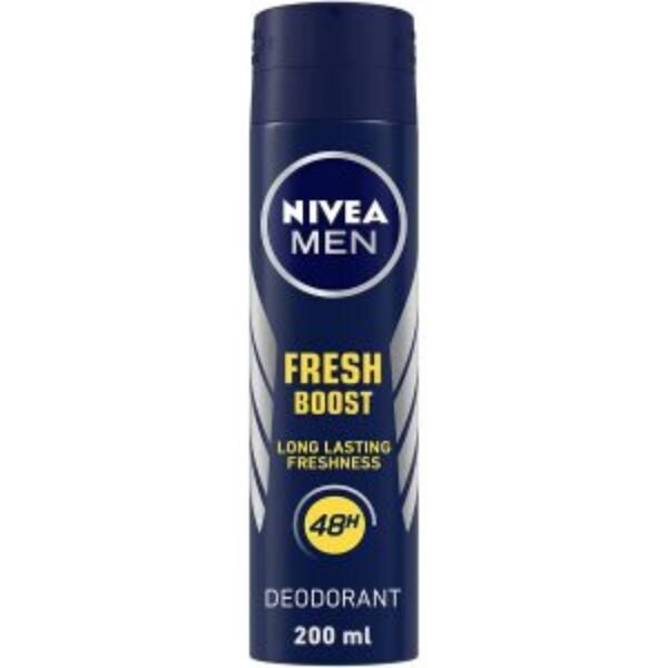 Nivea Men Deodorant, Fresh Boost, 200Ml