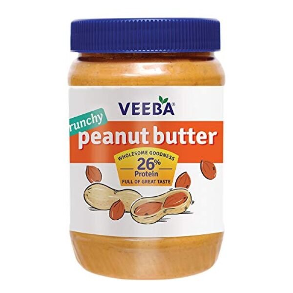 Veeba Peanut Butter, Crunchy, 1 Kg