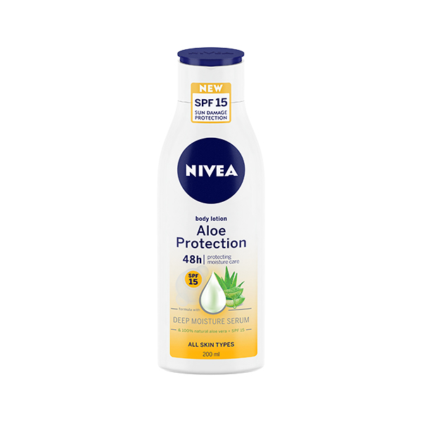 Nivea Aloe Protection Spf 15 Body Lotion 200 Ml