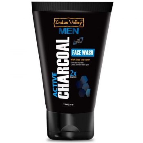 Indus Valley Men 100% Natural Active Charcoal Oil, 100M