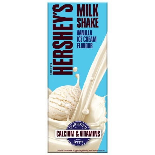 Hersheys Milkshake – Vanilla Ice Cream Flavour, 180 Ml