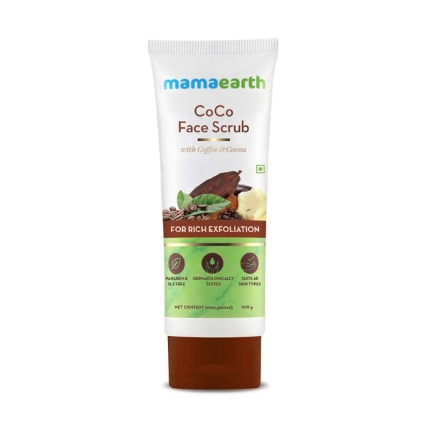 Mamaearth Coco Face Scrub With Coffee & Coco – 100G