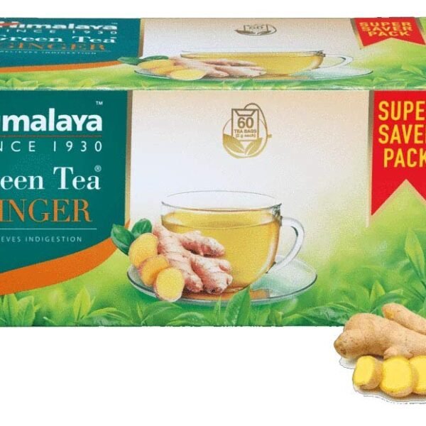 Himalaya Green Tea Ginger 60 Tea Bags