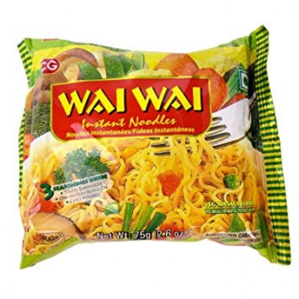 Wai Wai Noodles Vegetable 75Gm