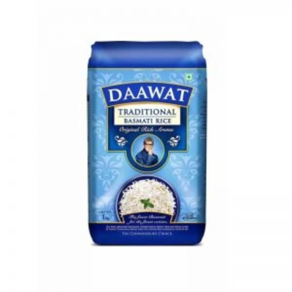 Daawat Traditional Basmati Rice, 1Kg