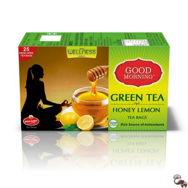 Wagh Bakri Good Morning Green Tea, Lemon And Honey – 25 Tea Bags