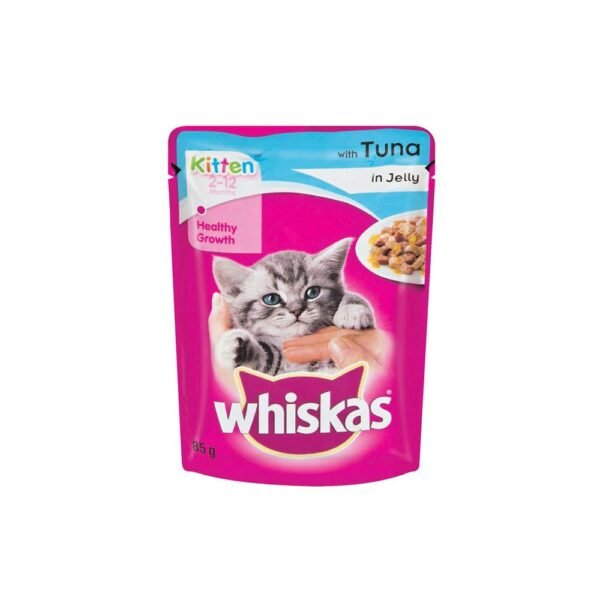Whiskas Cat Food For Kitten With Tuna In Jelly- 85G