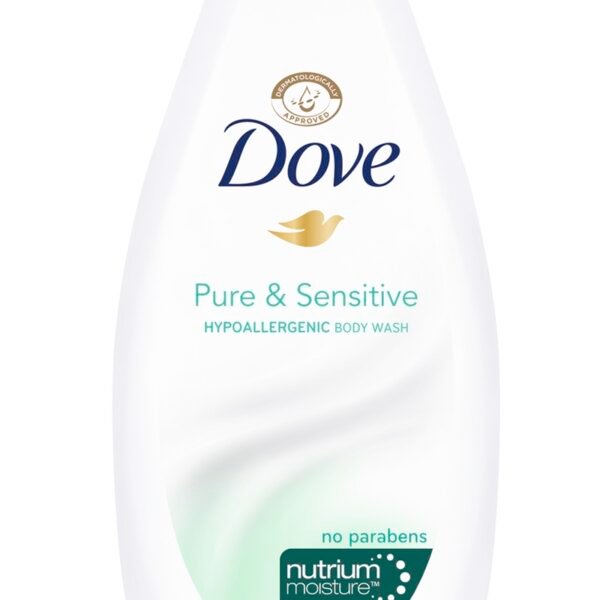 Dove Body Wash Pure & Sensitive, 500 Ml