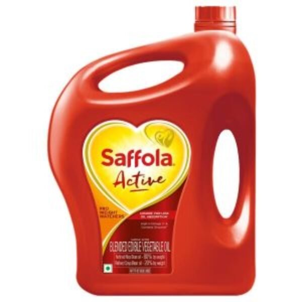 Saffola Active Pro Weight Watchers Edible Oil, 5 L Jar