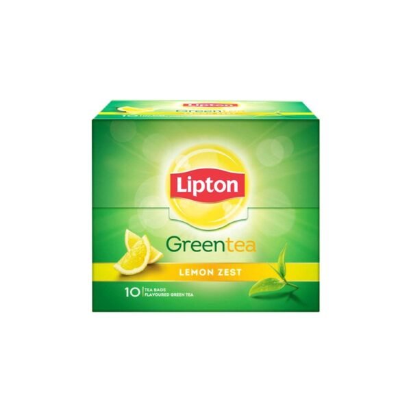 Lipton Green Tea – Lemon Zest, 10 Bags