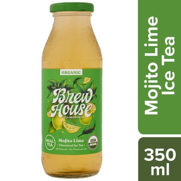 Brewhouse Tea Brewing Organic Mojito Lime Ice Tea, 350 Ml