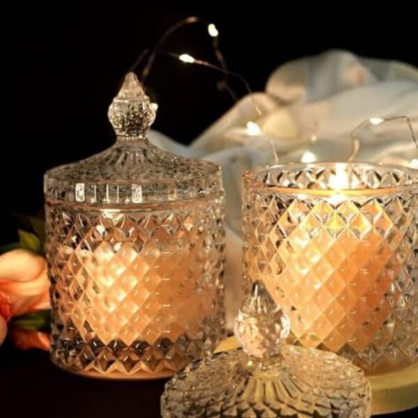 Candle Crystal Jar