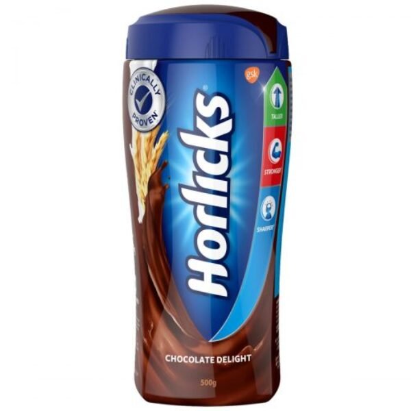 Horlicks Chocolate Delight Health & Nutrition Drink, 500 gm