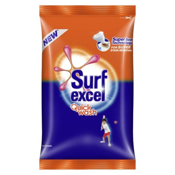 Surf Excel Quick Wash Detergent Powder, 2 Kg