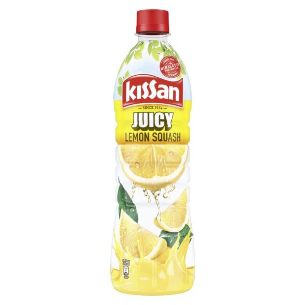 Kissan Lemon Squash Bottle, 750 Ml