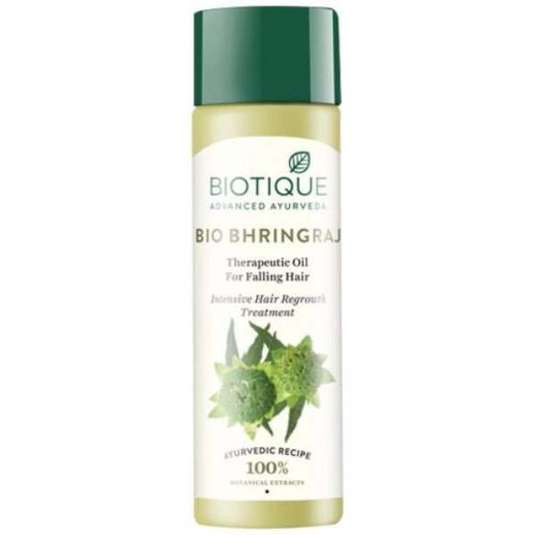 BIOTIQUE Therapeutic Hair Oil – Bio Bhringraj, 120 ml