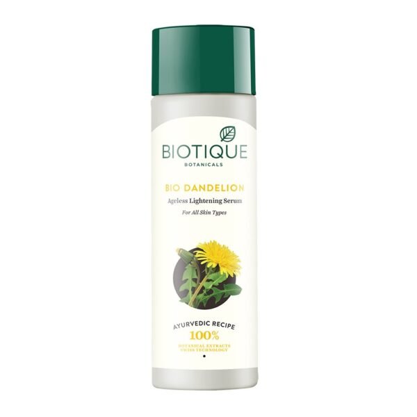 Biotique Bio Dandelion Ageless Lightening Serum, 190ml
