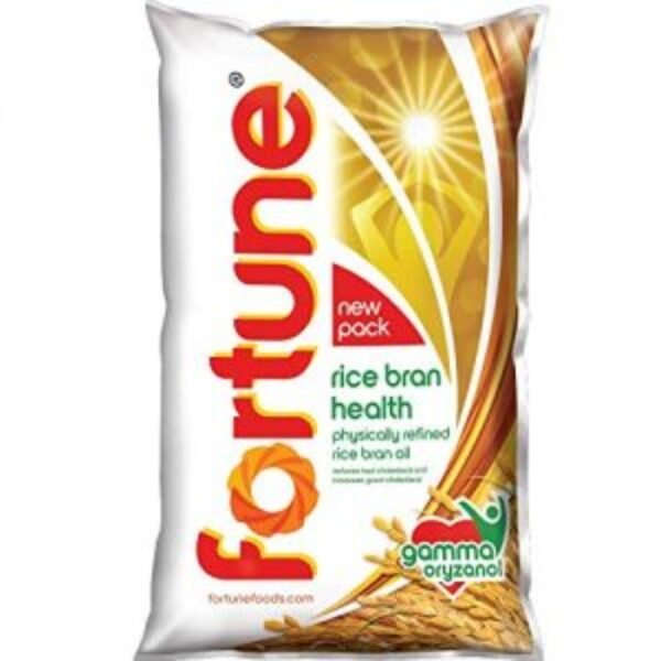 Fortune Rice Bran Health Oil, 1L Pouch