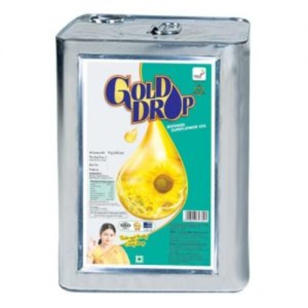 Gold Drop Oil Tin 15Kg Mrp1965