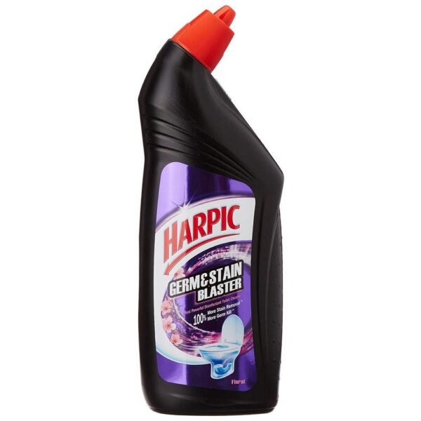 Harpic Germ & Stain Blaster Disinfectant Toilet Cleaner Liquid, Floral – 750 ml