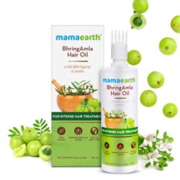 Mamaearth Bhringamla And Amla Hair Oil, 250M