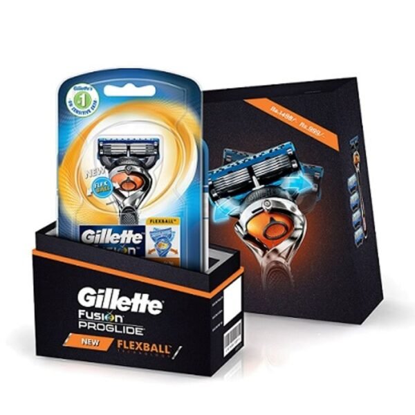 Gillette Flexball ProGlide Combo Pack with 4 Flexball Blades