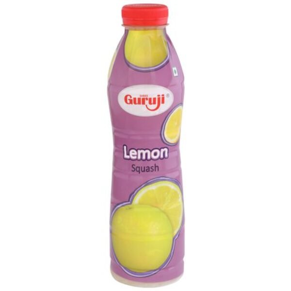 Guruji Squash Lemon, 750Ml